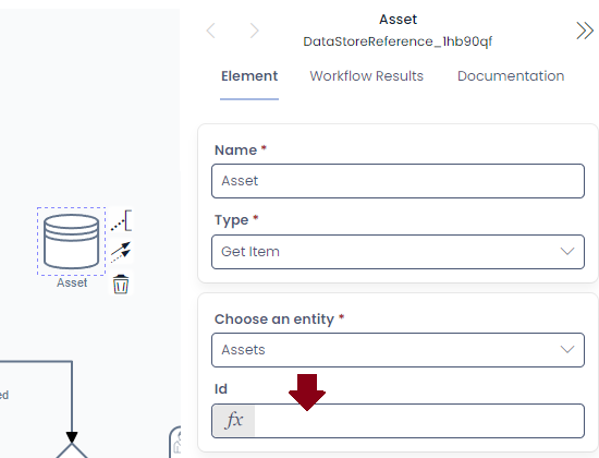 A data can configured to Assets with no ID configured